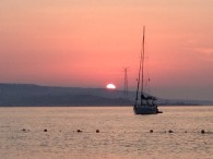 Tramonto a Scilla, dettaglio