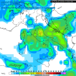 Precipitazioni mercoledì 22