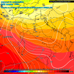 Minimo al suolo di 998 hPa al nord martedì notte