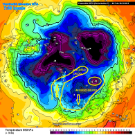 Cluster 7, 5 Dicembre temperature