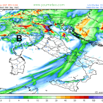 Precipitazioni giovedì