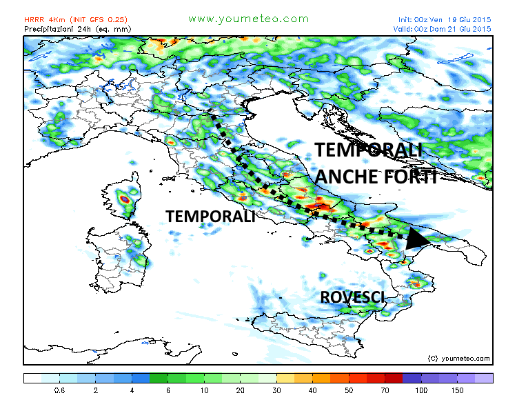 YOUMETEO venerdì pomeriggio