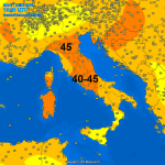 Temperature percepite ore 15:00